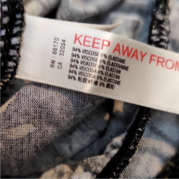 Free People Turnt Bodysuit Top V-neck Night Combo Floral Black Khaki Green L - Picture 12 of 16